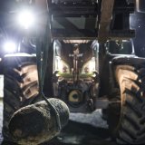 Le sol des villes allemandes reste truffé de bombes non explosées qui sont régulièrement découvertes sur des chantiers de construction, 80 ans après la fin de la guerre, comme ici, également à Cologne, en juin 2024. KEYSTONE/DPA/CHRISTOPH REICHWEIN